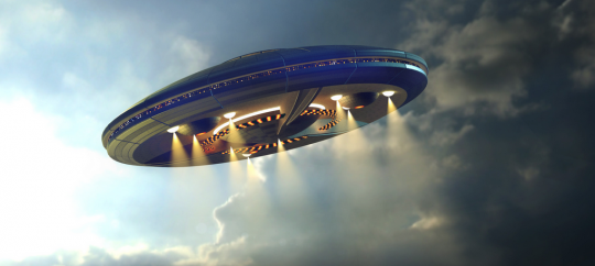 UFO nahrané nad Normandií ve Francii