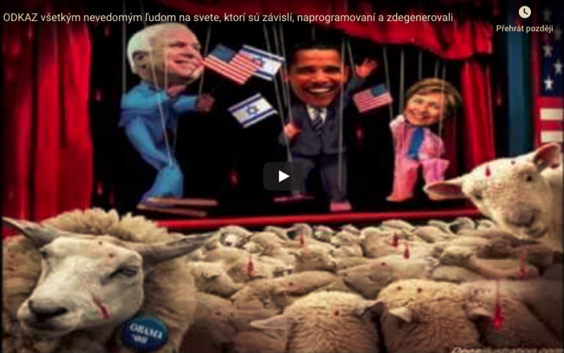 ODKAZ všetkým nevedomým ľudom na svete, ktorí sú závislí, naprogramovaní a zdegenerovali