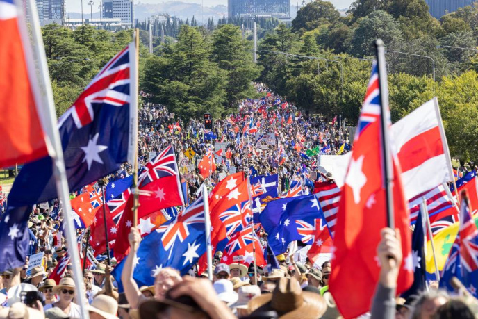 Austrálie, Canberra: Convoy of Freedom aneb Kolik je ‚několik‘?